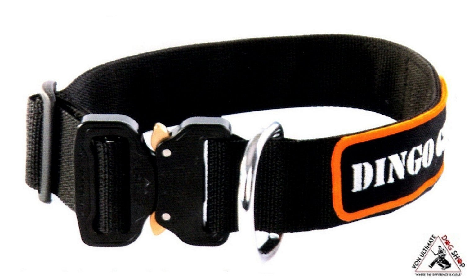 Dingo Gear Cobra collar without handle with Austrian Cobra buckle for an adult German Shepherd