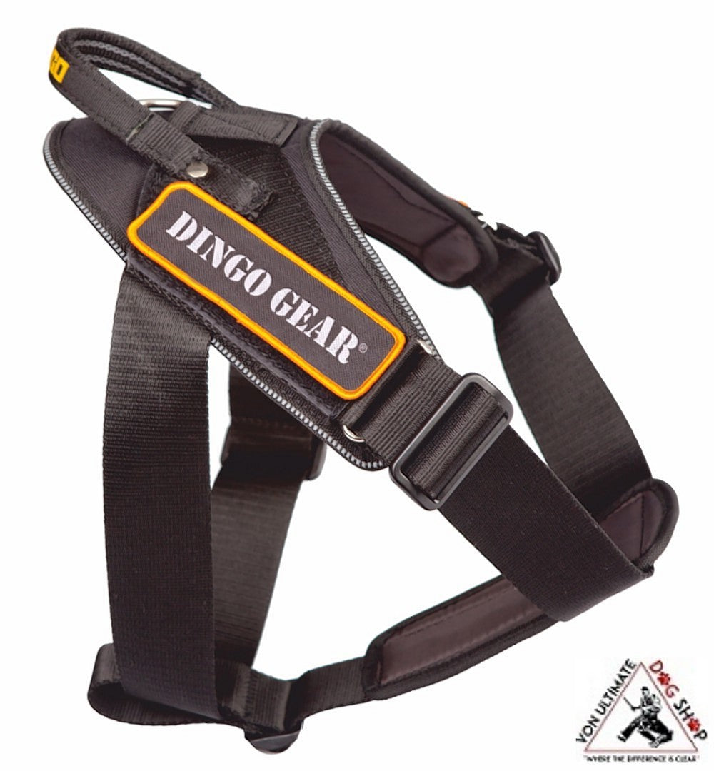 Dingo Gear multi purpose working harness in large, sized for an adult German Shepherd